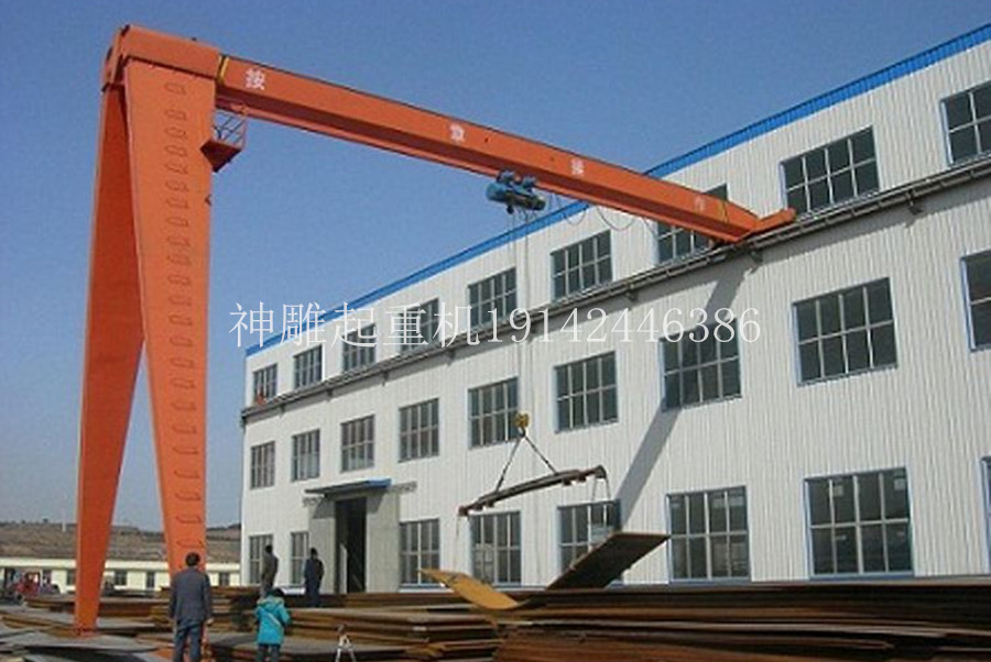 MHB型電動葫蘆半門式起重機 MHB型電動葫蘆半門式起重機