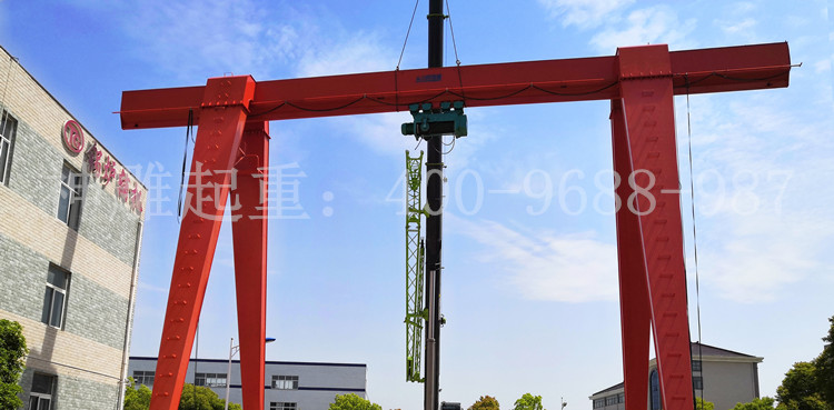 MH型電動葫蘆單梁門式起重機 MH型電動葫蘆單梁門式起重機