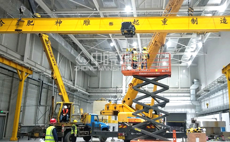 神雕起重工業(yè)廠房行車安裝現(xiàn)場實拍 神雕起重工業(yè)廠房行車安裝現(xiàn)場實拍